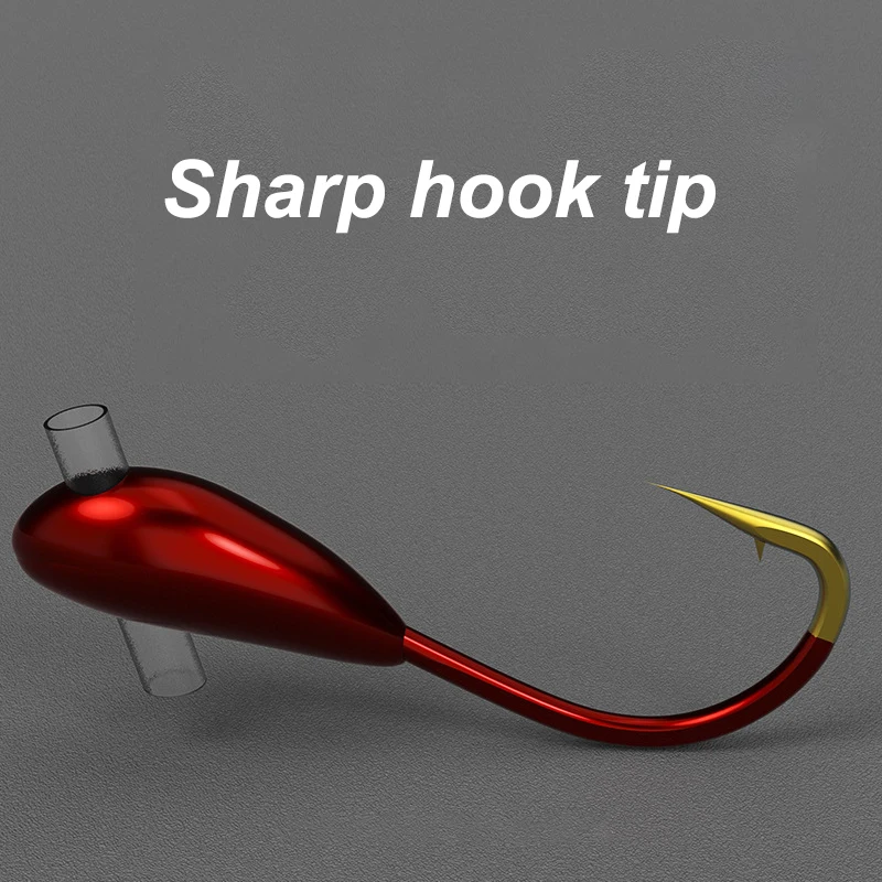 10/20 قطعة الشتاء الجليد الصيد - مراجعة Fishing Hook Offset وسعره