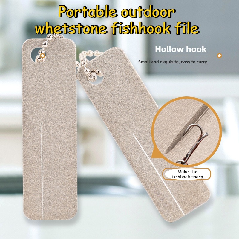 مبراة خطافات صيد محمولة على شك - مراجعة Fishing Hook Sharpener وسعره