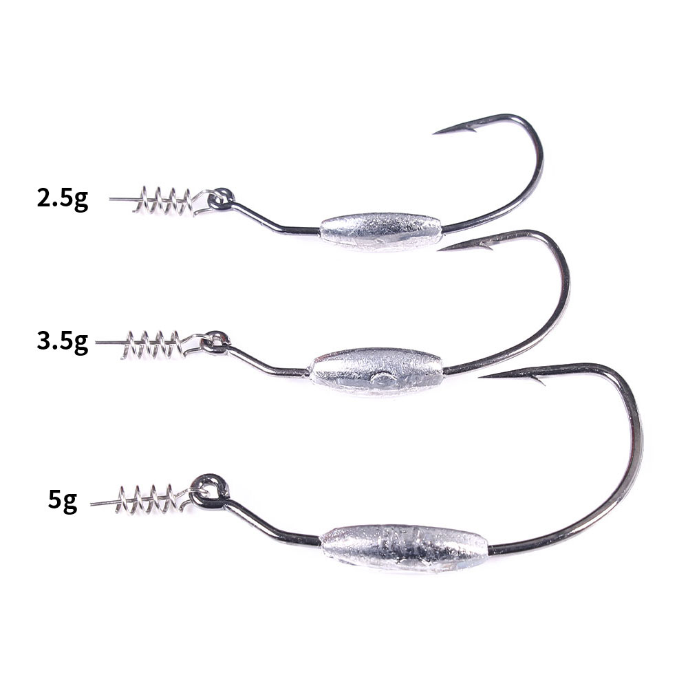 خطاف صيد مضاد للتشابك بوزن مُث - مراجعة Fishing Hook Offset وسعره