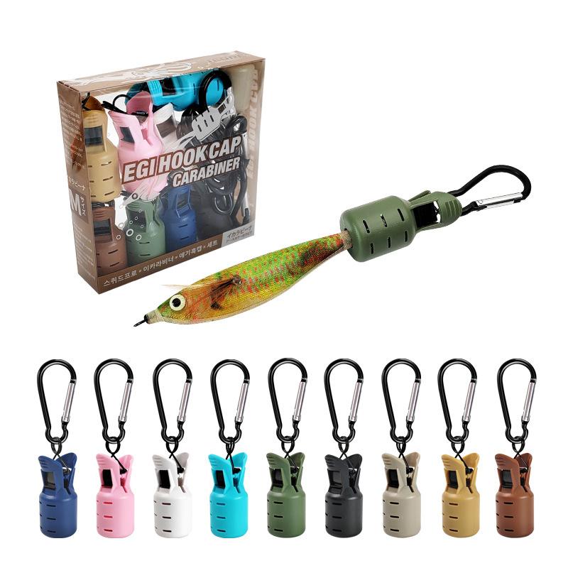 واقي طُعم صيد الحبار مع حلقة ت - مراجعة Fishing Hook Jig وسعره